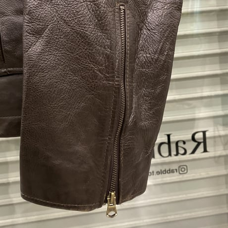 2000's "GUESS JEANS" Western design leather jacket
