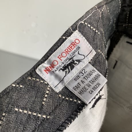 1980's-1990's 2tuck cotton slacks pants