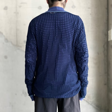 2000's Stretched mesh fabric cut & sew