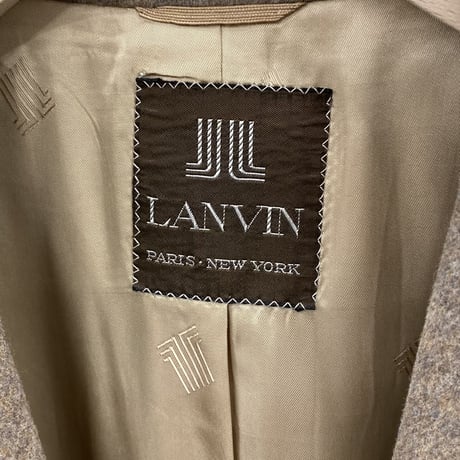 1980's "LANVIN" CAMEL HAIR Tailored Jacket