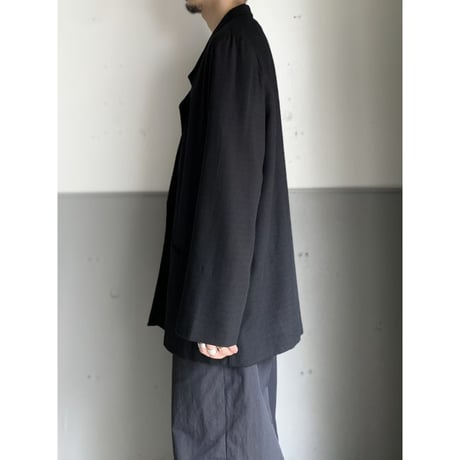 1990's-2000's Rayon blend relaxing tailored jacket