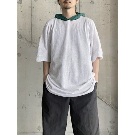 1990's Two tone color hooded Tee