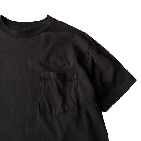 1990’s-2000's Sun faded black pocket Tee
