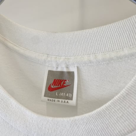 1990's "NIKE" printed cycling Tee