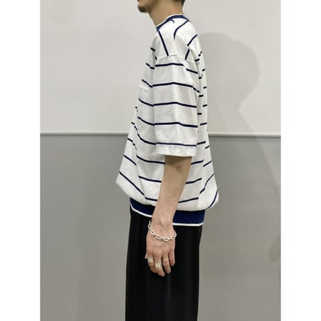 1980's "Jantzen SPORT" Stripe pattern Tee