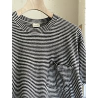 1990's "Calvin Klein" Striped cotton pocket Tee