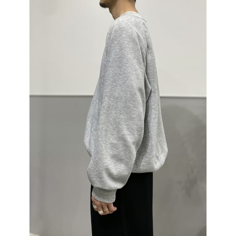1990's Wide & Short silhouette raglan sleeve sweat shirt