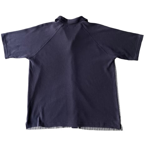 1990's Raglan sleeves two tone color knit shirt