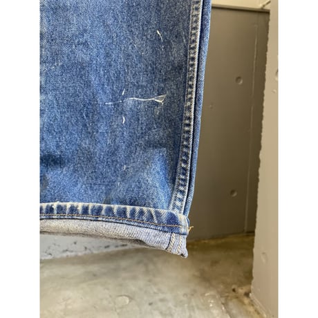 2000's "Levi's 517" Dameged & Painted semi-flare denim pants