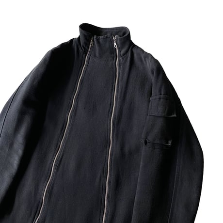 2000's Dual zip design cotton long jacket
