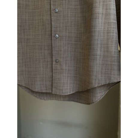 1990's "Calvin Klein" Plaid patterned open collar shirt