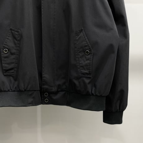 1990's-2000's Black color cup shoulder jacket