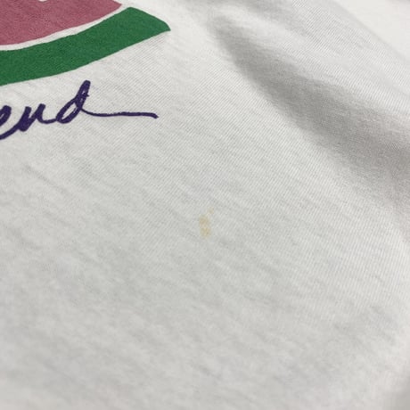1990's "LABOR DAY" Watermelon printed Promotion Tee