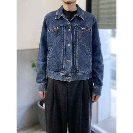 2000's "LAUREN JEANS CO." Pleated Denim Jacket (SEARS STYLE)