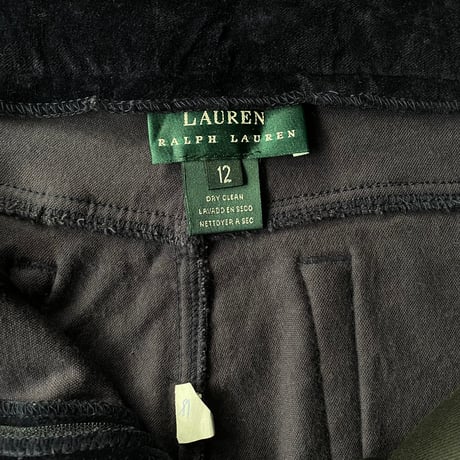 1990's "LAUREN" Cotton velour fabric 5pocket pants