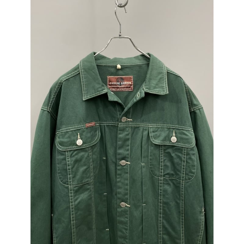 【vintage】80s 90s 迷彩 Trucker-jacket 短丈 1990's Oversized trucker jacket | Rabble. onlin