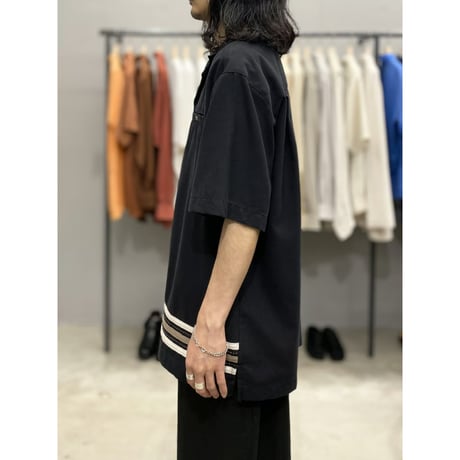 2000's Rayon blend open collar shirt