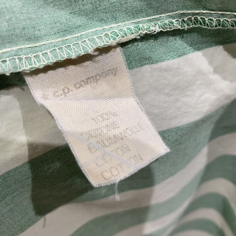 1990's "BONEVILLE" Long sleeve striped shirt