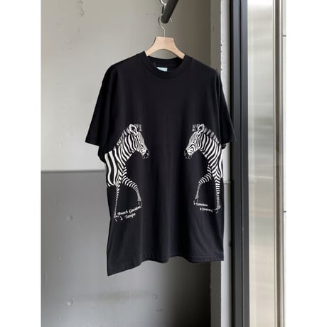 1980's〜1990's "M.ECKLER" ZEBRA Printed Tee