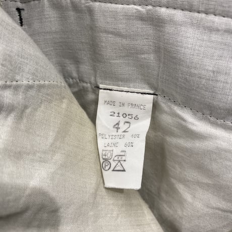 1980's-1990's Jacquard fabric 2tuck slacks pants