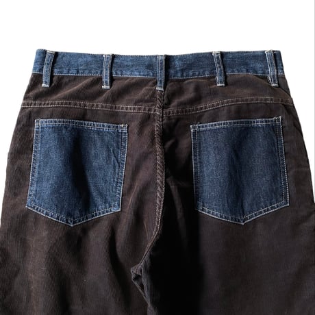 2000's Switching design corduroy pants