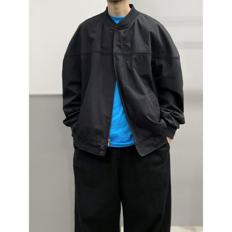 1990's-2000's Black color cup shoulder jacket