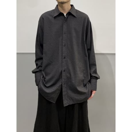 2000's Bamboo blended fabric long sleeve shirt