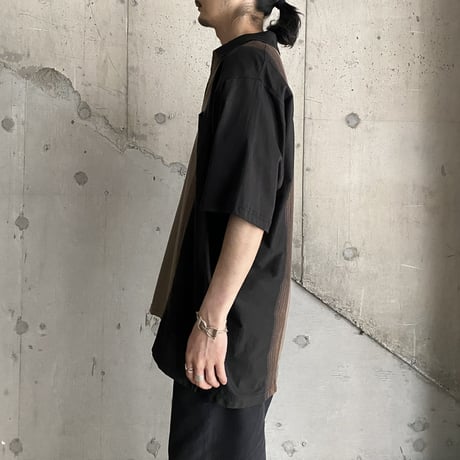 2000's Mercerised cotton half zip shirt