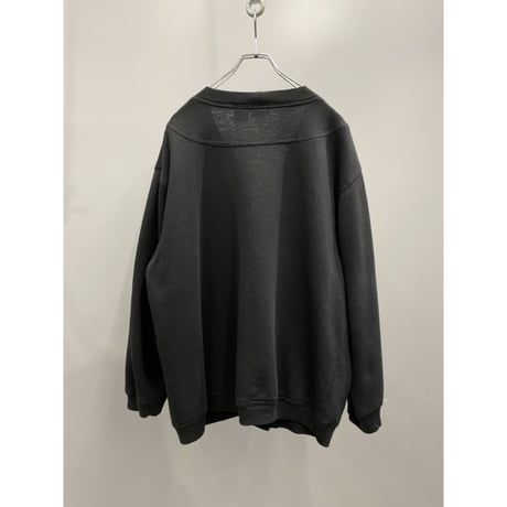 1990's Black color sweat cardigan