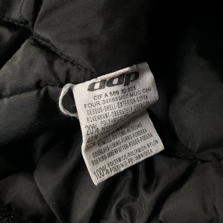 2000's Dual zip design padding jacket