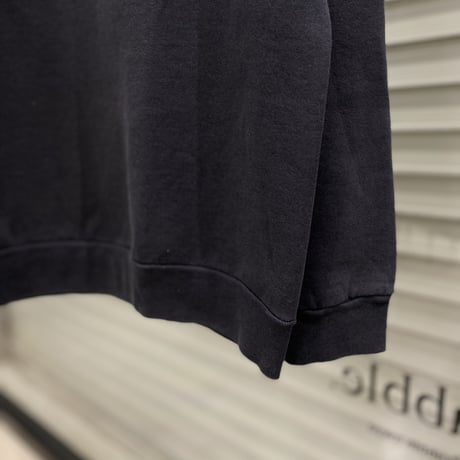 1990's EURO "FRUIT OF THE LOOM" Sun faded sweat shirt (BLK)