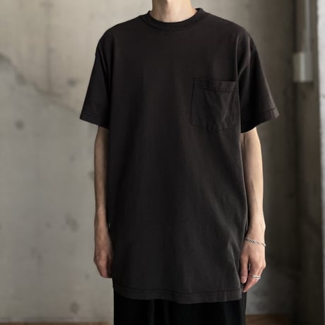1990’s-2000's Sun faded black pocket Tee