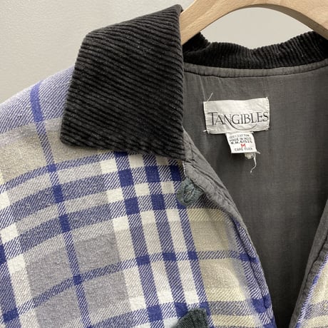 1990's Open collar 4pocket cotton shirt