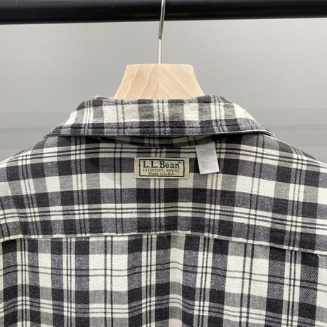 1980's-1990's "L.L.Bean" Black denim shirt