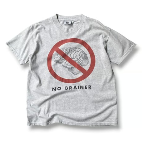 1990's-2000's「NO BRAINER」Printed Tee