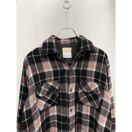 1950's-1960's "Lord Kingsbury" Open collar wool shirt