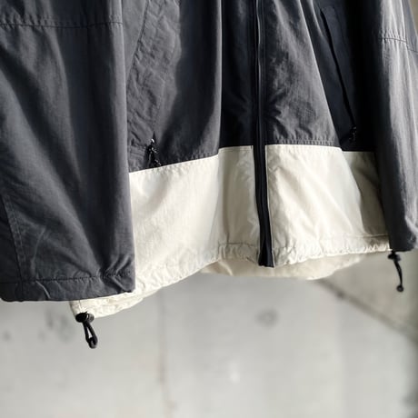 2000's "JCREW" 2tone color nylon shell jacket