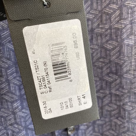 (NEW) "GIORGIO ARMANI" Long sleeve linen shirt