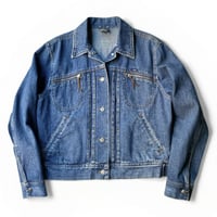 2000's "LAUREN JEANS CO." Pleated Denim Jacket (SEARS STYLE)