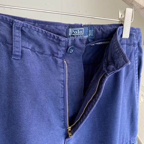 2000's "Polo by Ralph Lauren" Linen × Cotton 6pocket pants