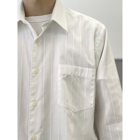 1980's "Yves Saint Laurent" Striped dress shirt