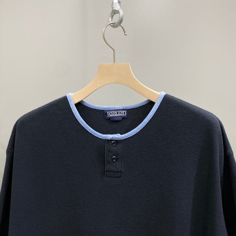 1990’s “LANDS’END” Henley neck S/S tee