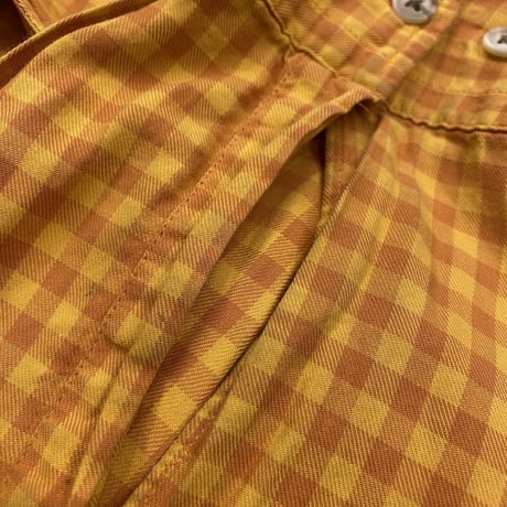 1990's "Paul Stuart" plaid patterned cotton shirt