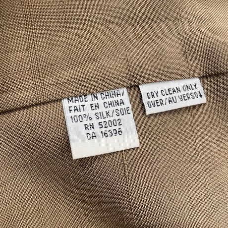 1990's"DANA BUCHMAN"  Silk fabric 3pocket jacket
