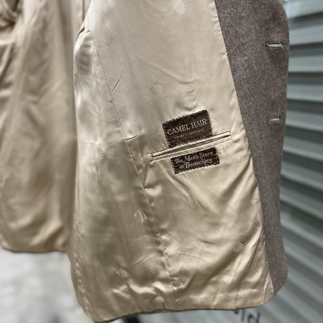 1980's "LANVIN" CAMEL HAIR Tailored Jacket