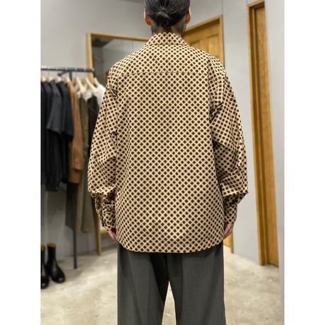 2000's Open collar cotton shirt