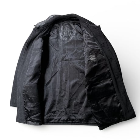 1990's Leather × Knit switching design jacket
