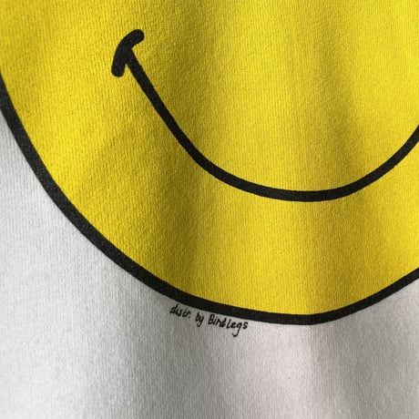 1990's-2000's Smiley face printed sweat shirt