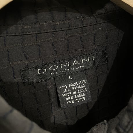 2000's Bamboo blended fabric long sleeve shirt