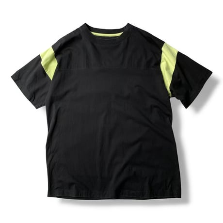 1990's Black × Yellow two-tone color Tee